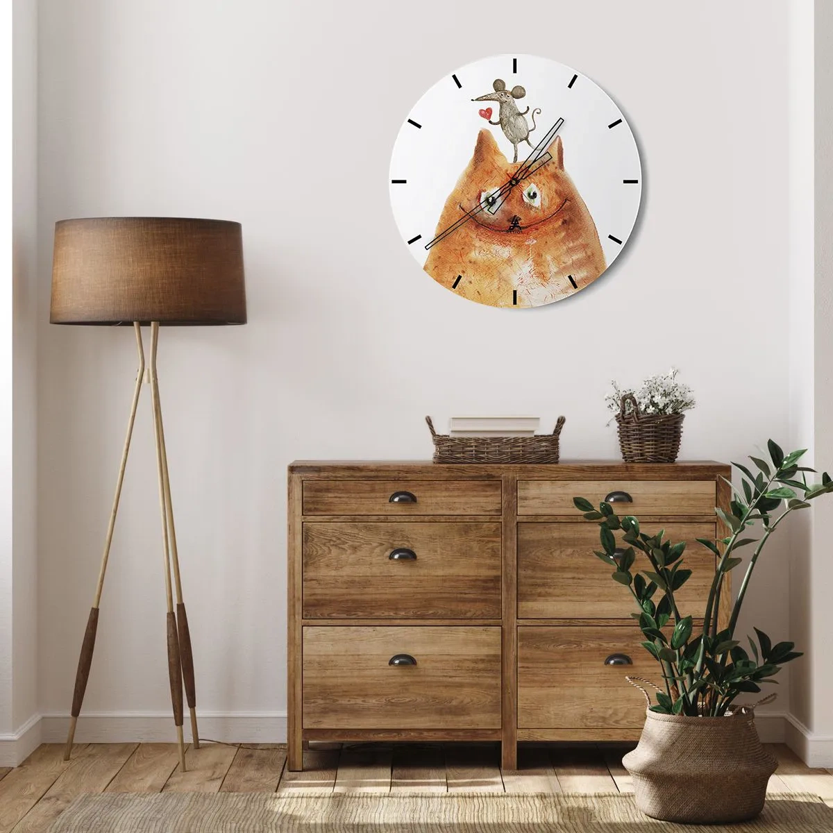 Nástenné hodiny - Paradoxy lásky - 40x40 cm