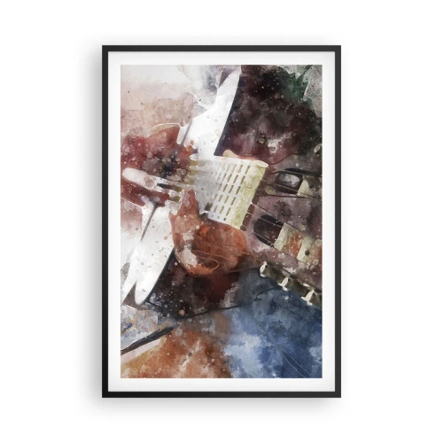 Plagát v čiernom ráme - Čo si o tom myslíš? - 61x91 cm