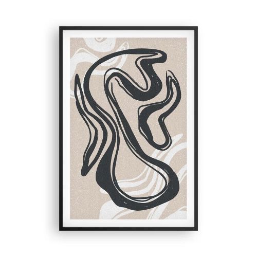 Plagát v čiernom ráme - Znásobená expresia - 61x91 cm