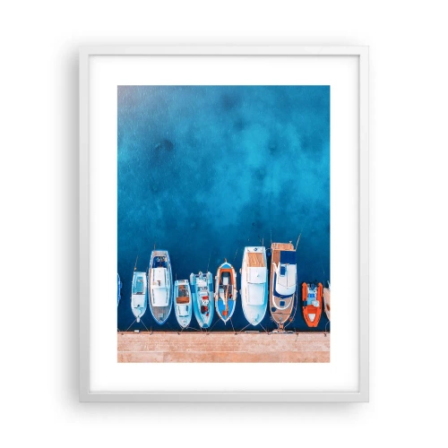 Plagát v bielom ráme - V rade za sebou - 40x50 cm