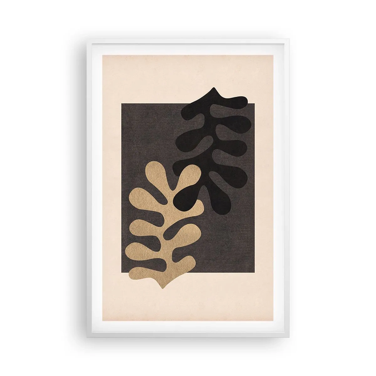 Plagát v bielom ráme - Neprítomnosť a doplnenie - 61x91 cm