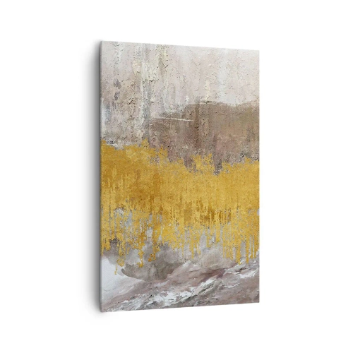 Obraz na plátne - Zlatistý závan - 80x120 cm