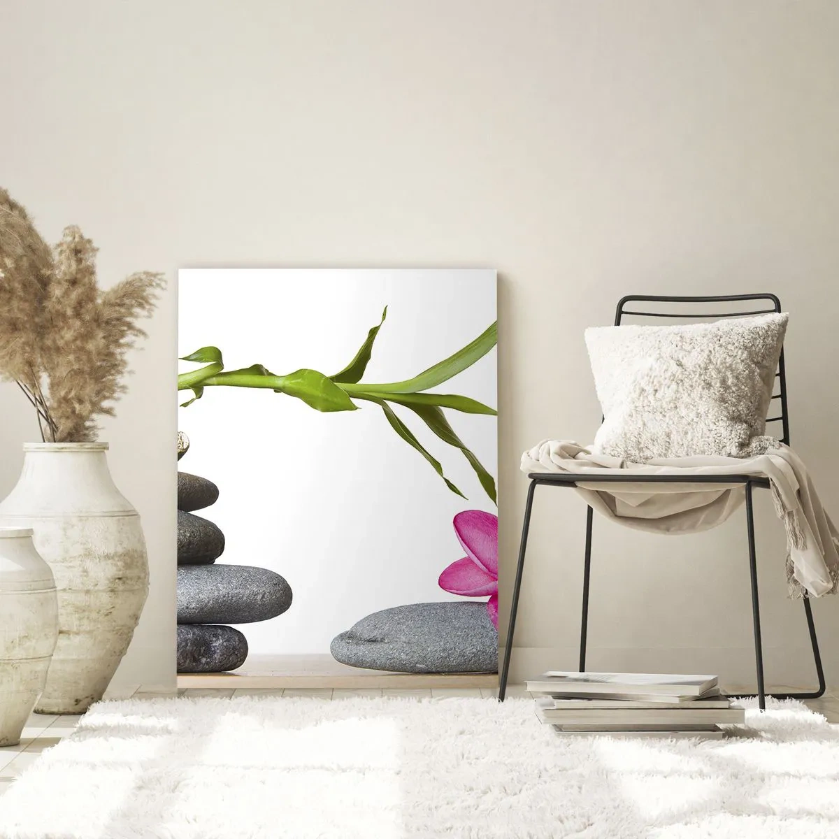 Obraz na skle - Farby života a trvania - 50x70 cm