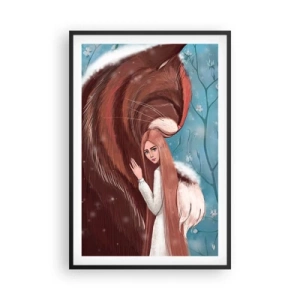 Plagát v čiernom ráme - Vitaj v rozprávke - 61x91 cm