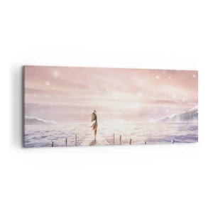 Obraz na plátne - Vo svetle sna - 100x40 cm