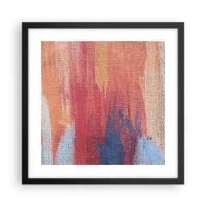 Plagát v čiernom ráme - Stekať dúhou - 40x40 cm