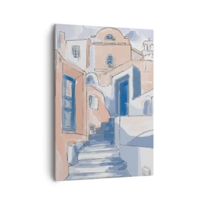 Obraz na plátne - Exotické mesto - 50x70 cm