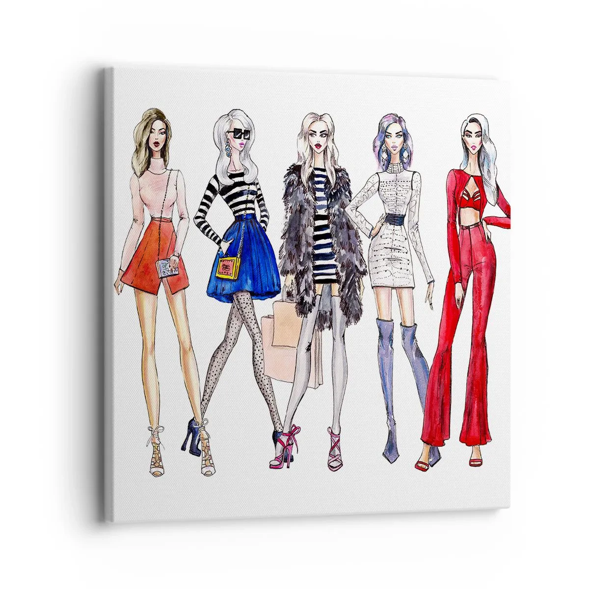 Obraz na plátne - Every week Fashion Week - 30x30 cm