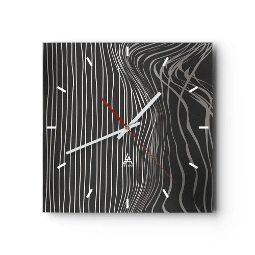 Nástenné hodiny - Rytmus a prízvuk - 30x30 cm