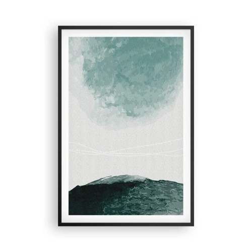 Plagát v čiernom ráme - Stretnutie s hmlou - 61x91 cm