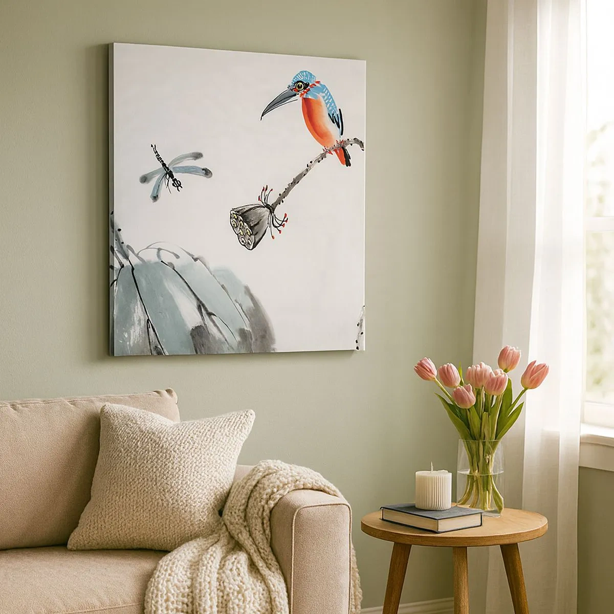 Obraz na plátne - Život lúky - 30x30 cm