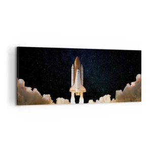 Obraz na plátne - Ad astra! - 100x40 cm