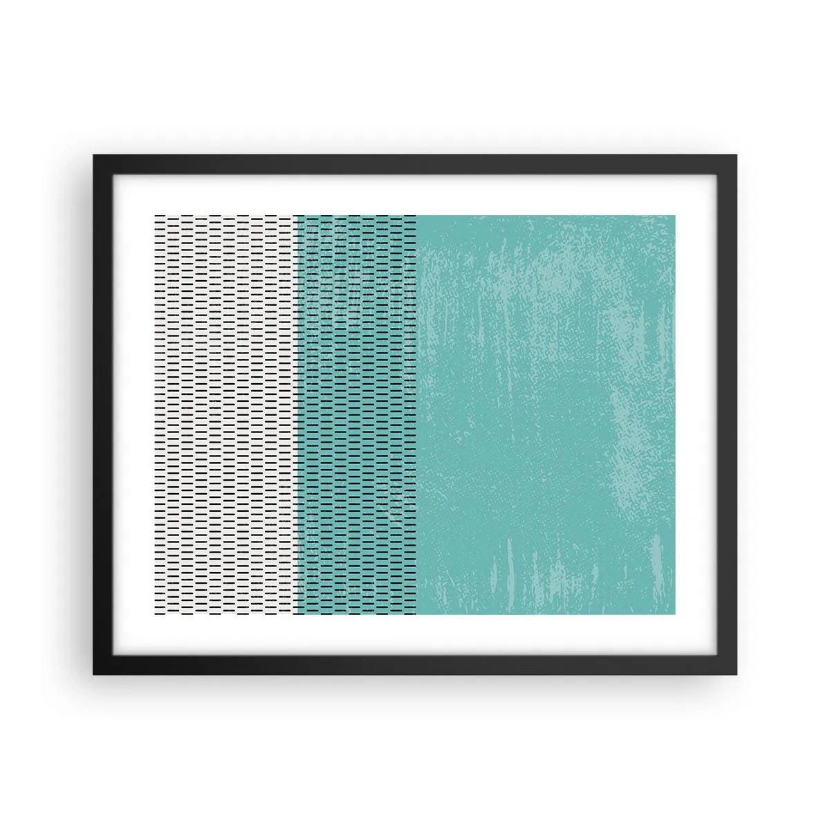 Plagát v čiernom ráme - Vyvážená kompozícia - 50x40 cm