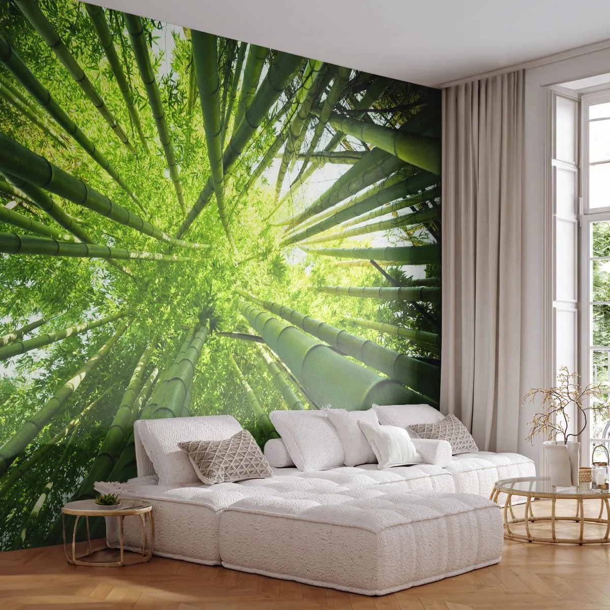 Fototapeta Standard Eco - V bambusovom háji - Bambusový les, Džungle, Bambus - 400x280 cm