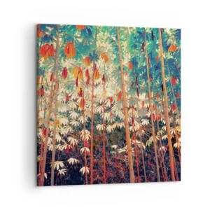 Obraz na plátne - Tajný život listov - 50x50 cm