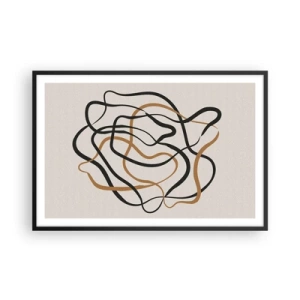 Plagát v čiernom ráme - Všetko sa pokrútilo - 91x61 cm