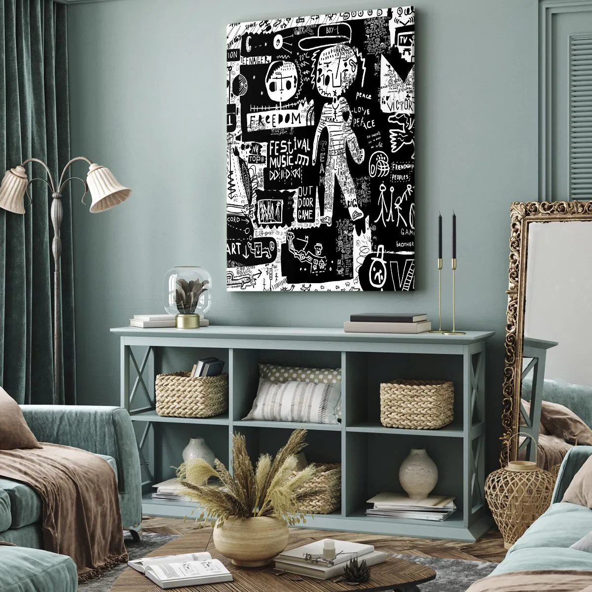 Obraz na plátne - Práva a radosti duševnej mladosti - 65x120 cm