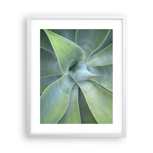 Plagát v bielom ráme - Zrodenie zelene - 40x50 cm