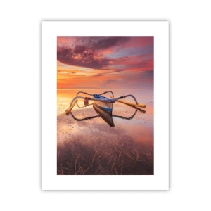 Plagát - Pokoj tropického večera - 30x40 cm