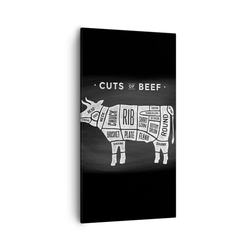 Obraz na plátne - Šlabikár mäsiara - 55x100 cm