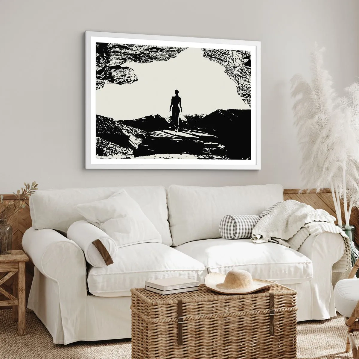 Plagát v bielom ráme - Nový pohľad - 50x40 cm