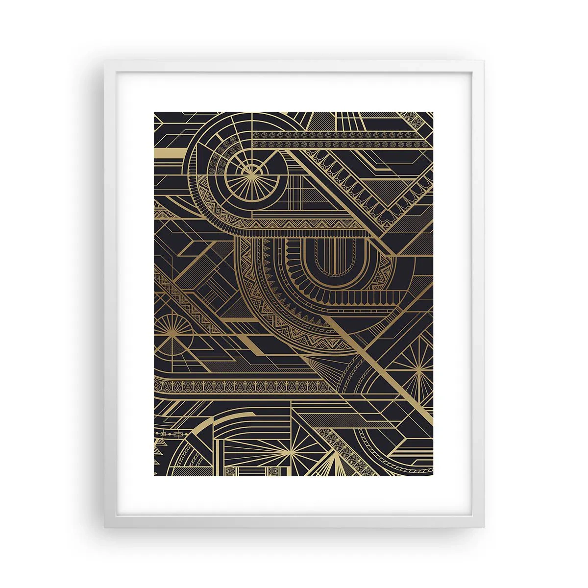 Plagát v bielom ráme - Koncepty, nápady, plány - 40x50 cm