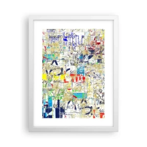 Plagát v bielom ráme - Proste poteší oči - 30x40 cm