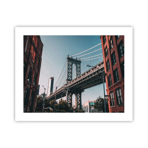 Plagát - Nad vlnami mesta - 50x40 cm