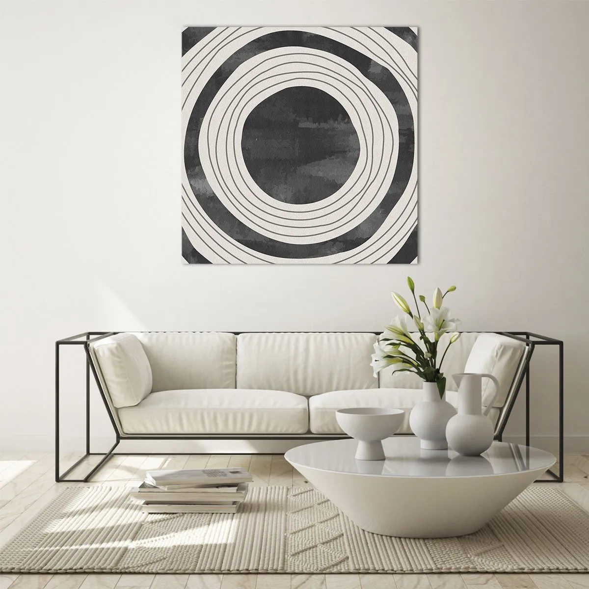 Obraz na skle - Presný zásah - 30x30 cm