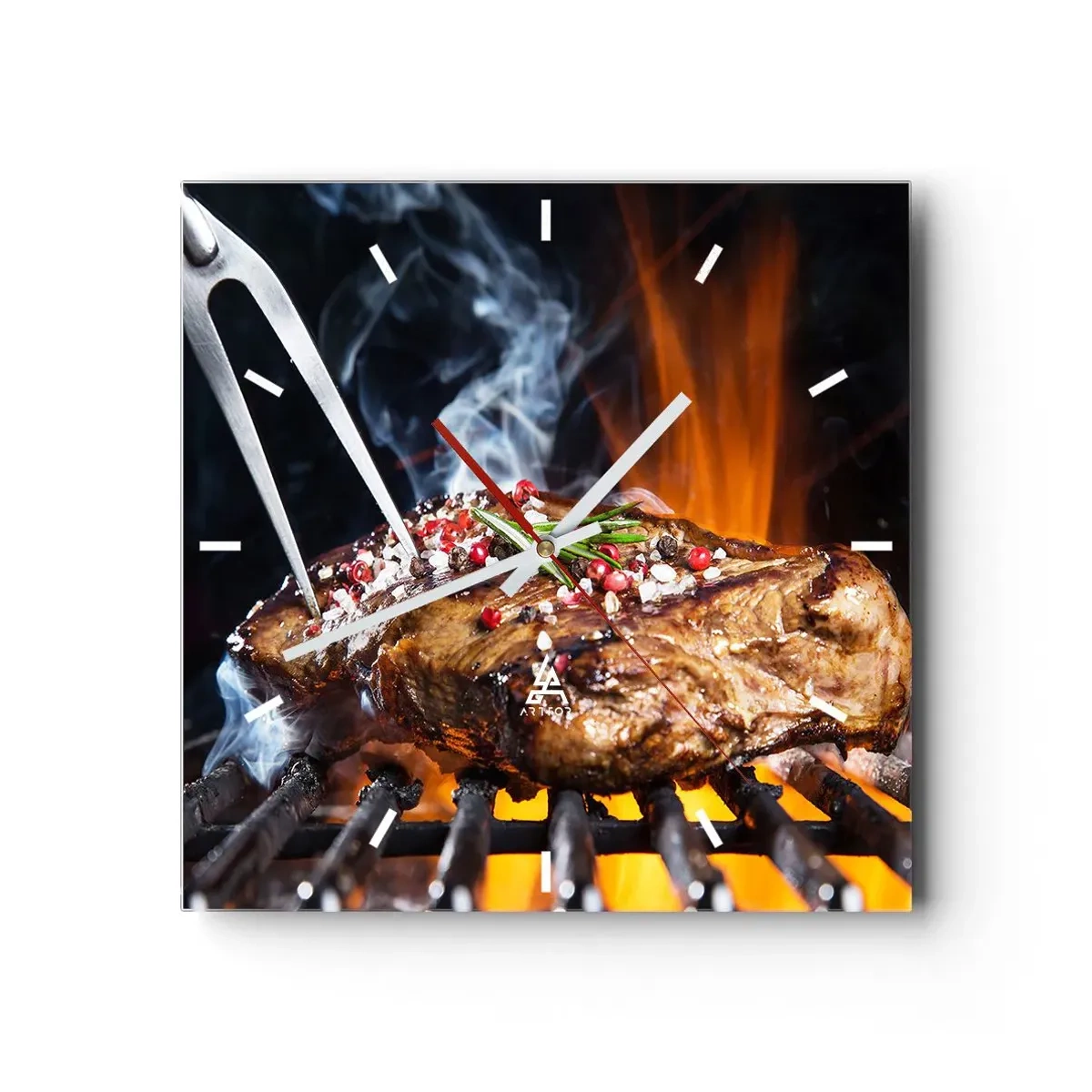 Nástenné hodiny - Šťavnaté a voňavé - 30x30 cm