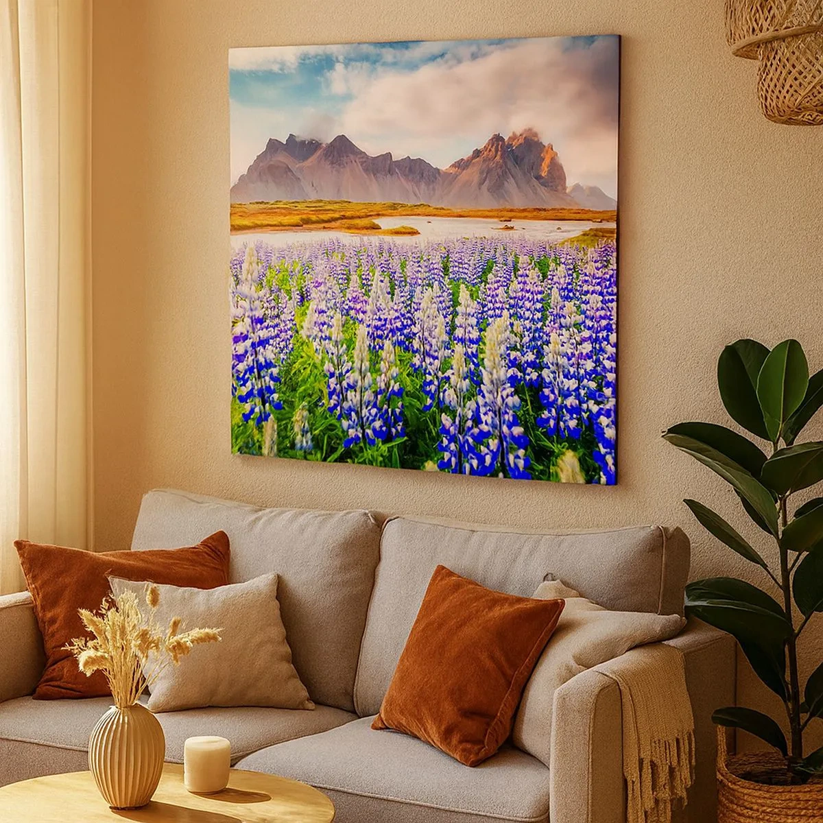 Obraz na plátne - Sila a prísnosť vedľa miernosti - 30x30 cm