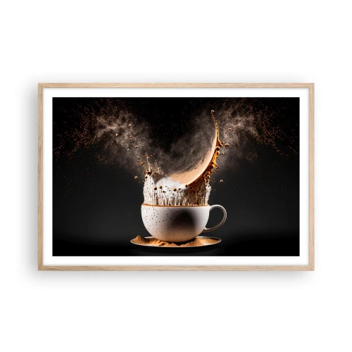 Plagát v ráme zo svetlého duba - Explózia chuti - 91x61 cm