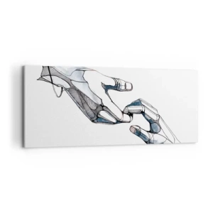 Obraz na plátne - Dobré gesto - 120x50 cm