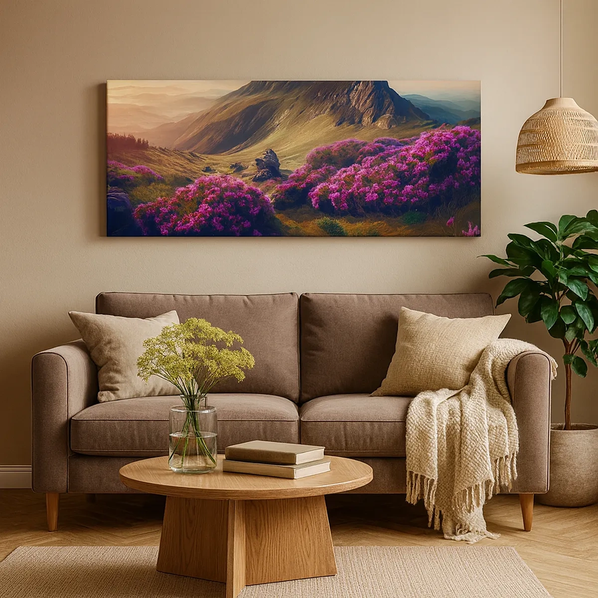 Obraz na plátne - Leto na horách - 30x30 cm