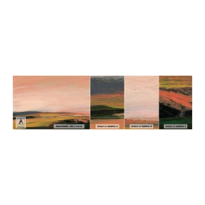 Vzorka samolepiacej fototapety Deluxe Sticker - V ružových tónoch - Krajina, Kus, vyhliadka - 100x30 cm