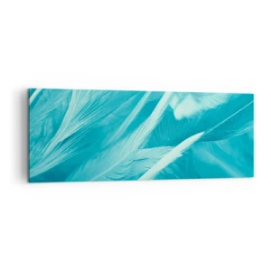 Obraz na plátne - Utopiť sa v páperí - 140x50 cm