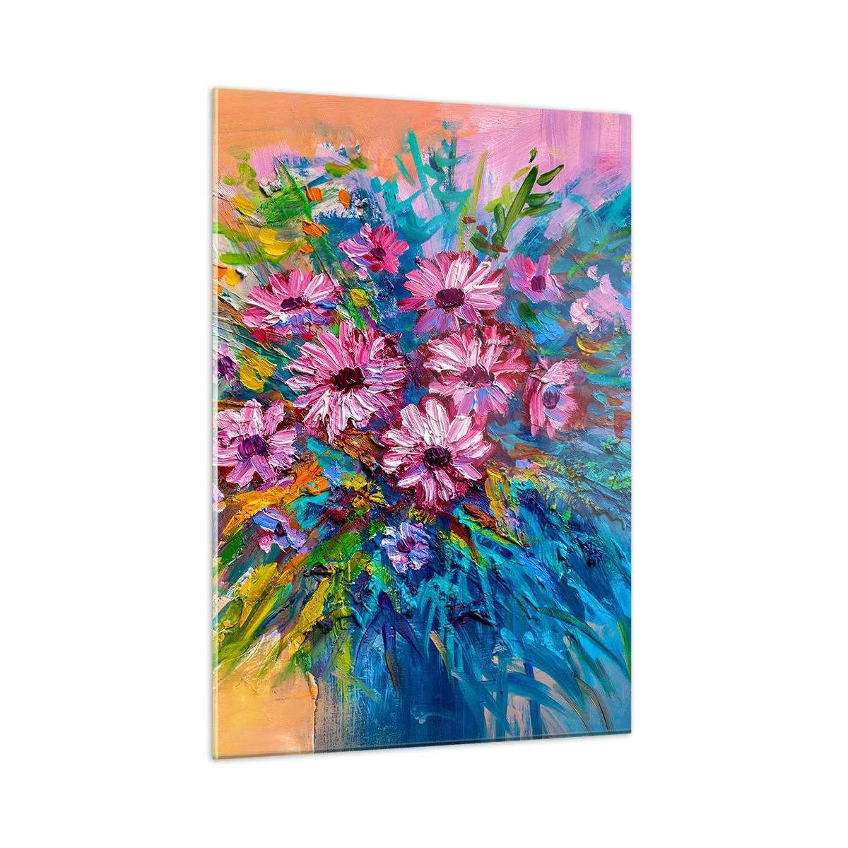 Obraz na skle - Energia života - 50x70 cm