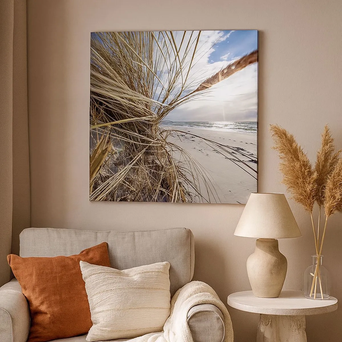 Obraz na plátne - Stretnutie živlov - 30x30 cm