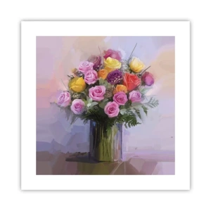 Plagát - Zachytená krása - 40x40 cm