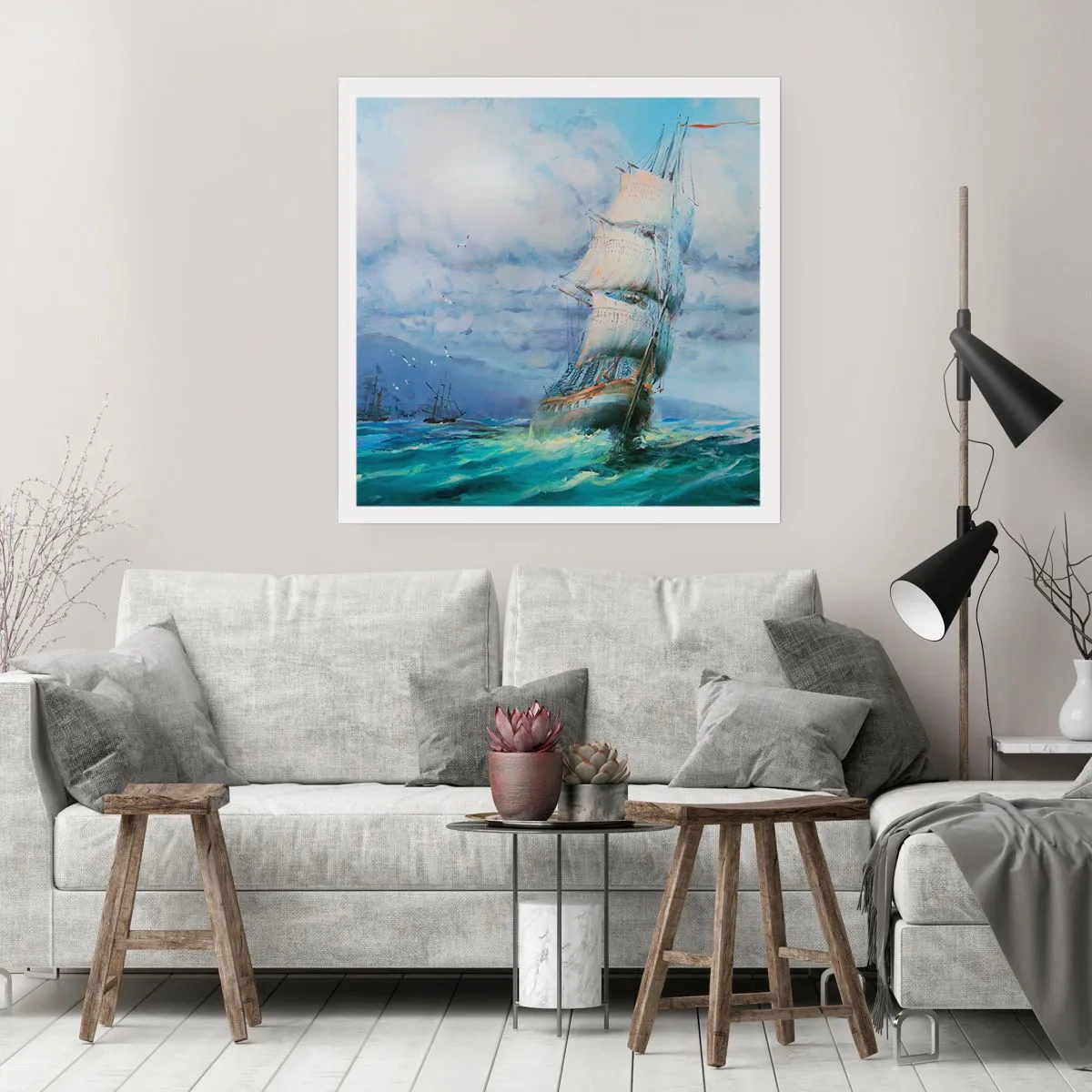 Plagát - Šťastnú cestu - 60x60 cm