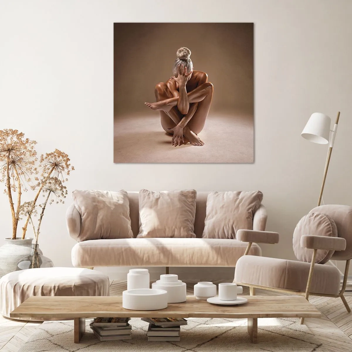 Obraz na plátne - Jednota tela a ducha - 70x70 cm