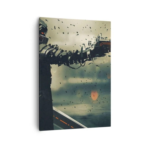 Obraz na plátne - Vražedná zbraň - tvoj vlastný terminátor - 50x70 cm