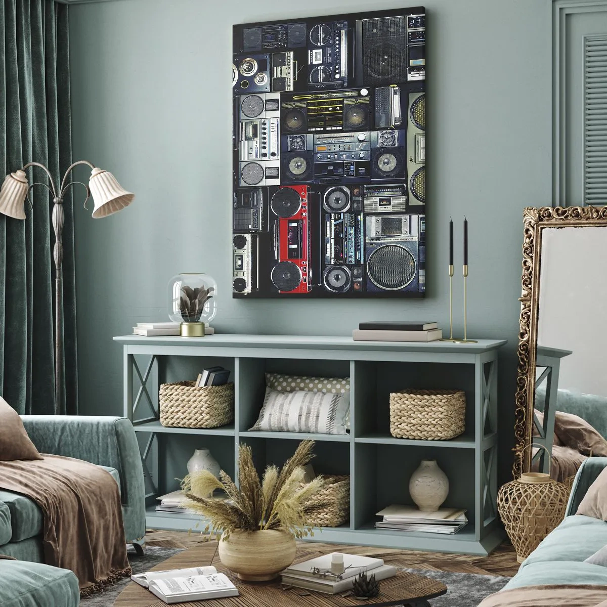 Obraz na plátne - Túžba po 80. rokoch - 55x100 cm