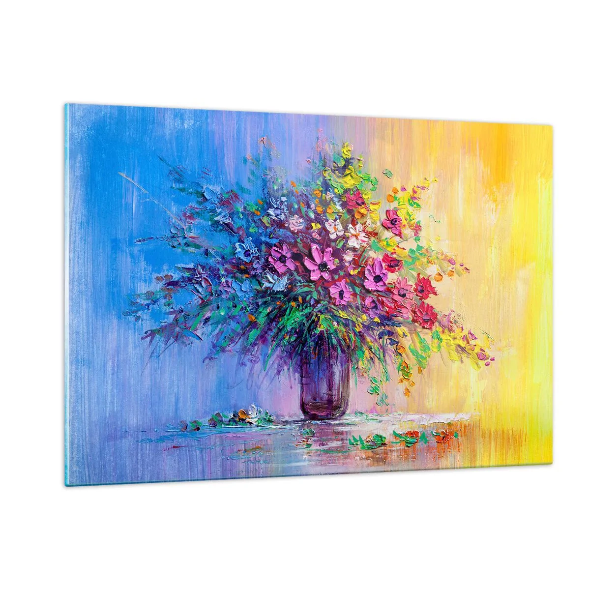 Obraz na skle - Dar letnej lúky - 120x80 cm