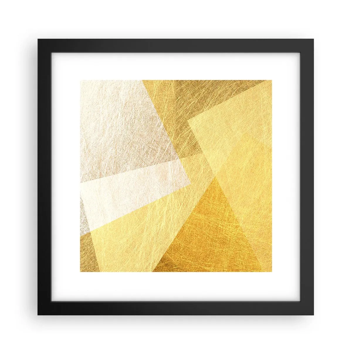 Plagát v čiernom ráme - Počasie geometrie - 30x30 cm