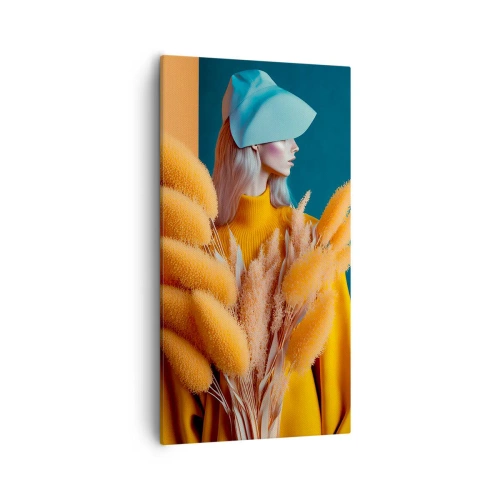 Obraz na plátne - Chlpatý portrét - 55x100 cm