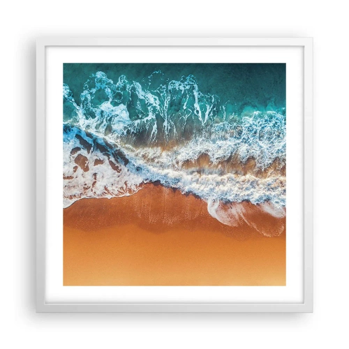 Plagát v bielom ráme - Vždy pár - 50x50 cm