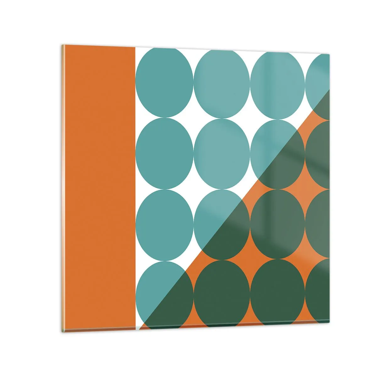 Obraz na skle - Hore a šikmo - 70x70 cm