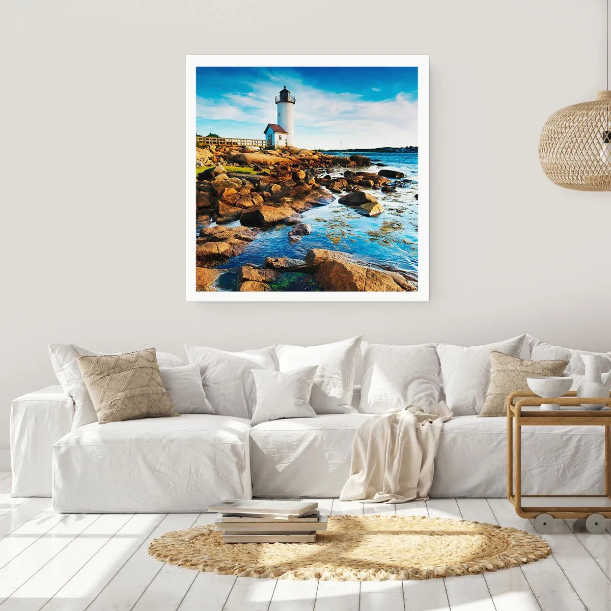 Plagát - Vráťte sa šťastne, čakám - 60x60 cm