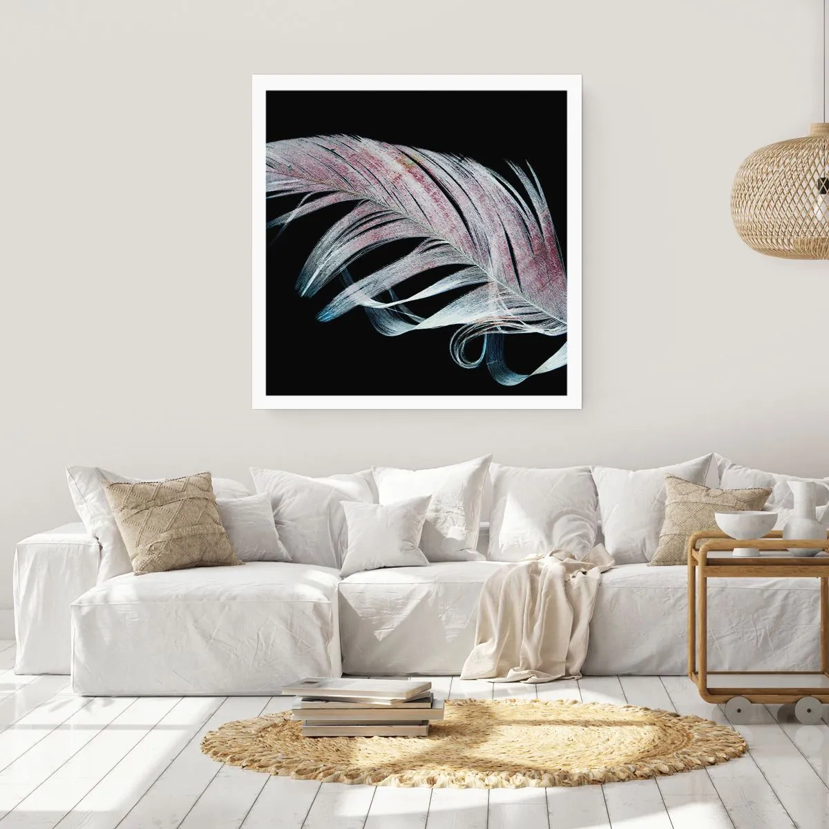 Plagát - Premýšľajte o dotyku - 30x30 cm